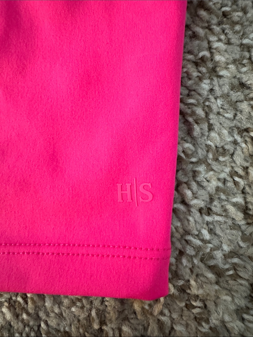 NWOT Acta Wear Halle Simons collection hot pink active crop top size small - Picture 3 of 3